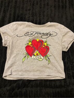 Ed Hardy women’s crop top